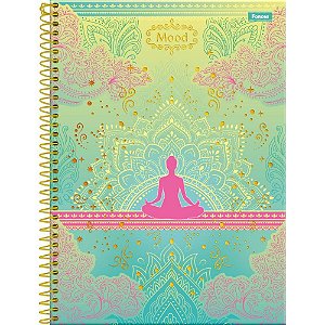 Caderno 10X1 Capa Dura Mood 160FLS PCT com 04