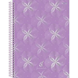 Caderno 10X1 Capa Dura Lavender 160F PCT com 04