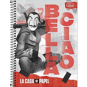 Caderno 10X1 Capa Dura LA Casa de Papel 160FLS PCT com 04