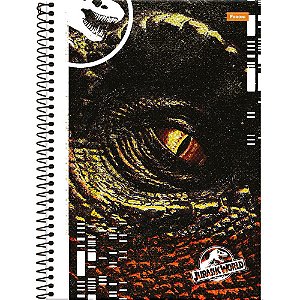 Caderno 10X1 Capa Dura Jurassic WORLD 160FLS PCT com 04