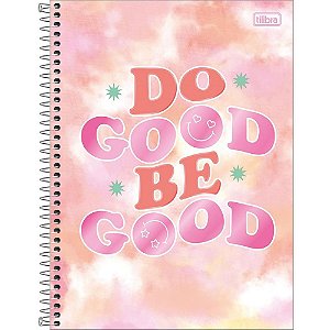 Caderno 10X1 Capa Dura Good Vibes 160FLS PCT com 04