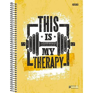 Caderno 10X1 Capa Dura BE STRONG 160F PCT com 04