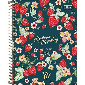 Caderno 01X1 Capa Dura Colegial Capricho 80FLS PCT com 04