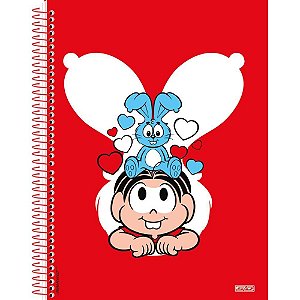 Caderno 01X1 Capa Dura Turma da Mônica 80F PCT com 04