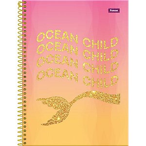 Caderno 01X1 Capa Dura Sereia 80 FLS PCT com 04