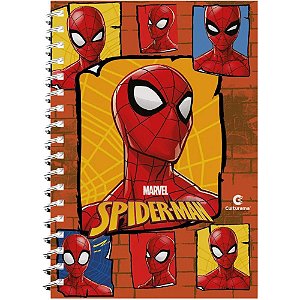 Caderno 01X1 Capa Dura Homem ARANHA 80FLS