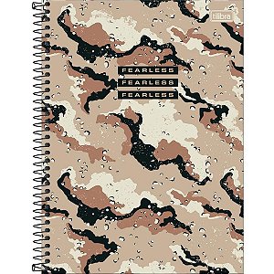 Caderno 1X1 Capa Dura Hide 80 Folhas - Pacote com 4 Unidades