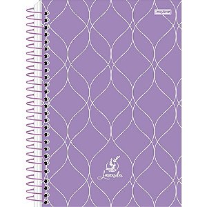 Caderneta Espiral Capa Dura Lavender 80F PCT com 10