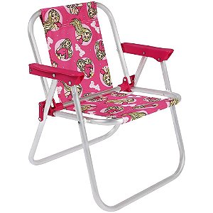 Cadeira Infantil Barbie para Piscina e Praia