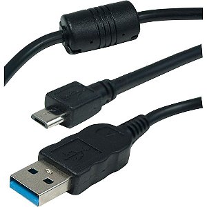Cabo USB Micro USB para PS4 30A 1,8M