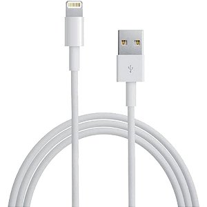Cabo USB LIGHT 8P 3.0A 1,0M Branco