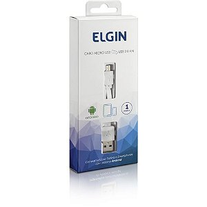 Cabo USB 2.0 Micro USB 10 Metros Branco