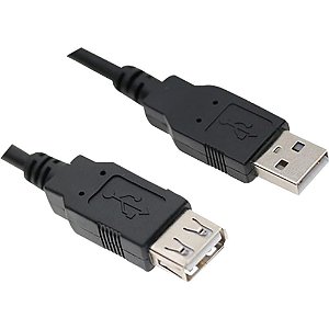 Cabo USB 2.0 AM X BM Macho X Fêmea 2 Metros