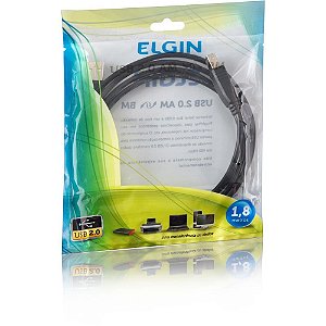 Cabo USB para Impressora 2.0 AM/BM 1,8 Metros