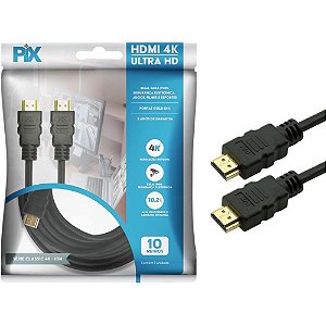 Cabo HDMI GOLD 14 4K ULTRAHD 19P 10M