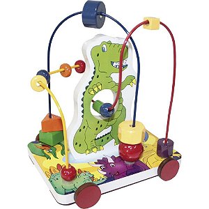 Brinquedo Pedagógico Dinossauro Aramado