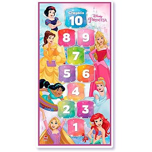 Brinquedo Pedagógico EVA Princesas Amarelinha 140X70CM