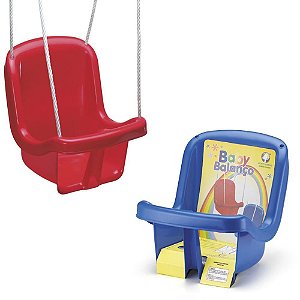 Brinquedo para Playground Balanço BABY Vermelho ou Azul