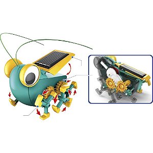 Brinquedo para Montar Steam Robô Solar Inseto