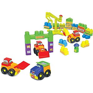 Brinquedo para Montar Mega Constucão 73 Peças