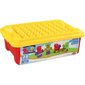 Brinquedo para Montar Caixa da Alegria com 28 Peças