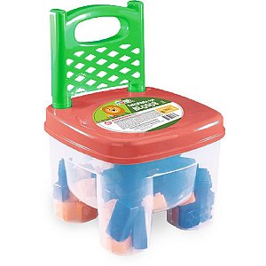 Brinquedo para Montar Cadeirinha com Blocos