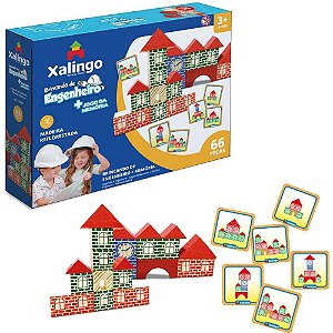 Brinquedo para Montar Brincando de Engenheiro+memori