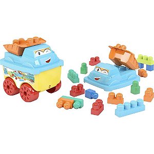 Brinquedo para Montar Bloco Racer TRUCK 25 PCS