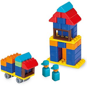 Brinquedo para Montar BLOCK Legal 44 Peças