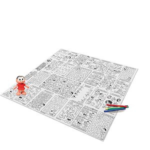 Brinquedo para Colorir T da Mônica Tapete para Pintar