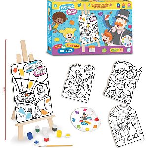 Brinquedo para Colorir Mundo Bita KIT de Pintura