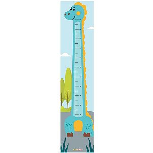 Brinquedo para Bebê Régua Adesiva Dino 38CMX1,60M