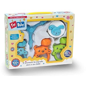 Brinquedo para Bebê Móbile para Berço Cachorrinho Musical e Giratório – Sortido