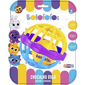 Brinquedo para Bebê Bola Chocalho - Bolofofos