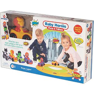 Brinquedo para Bebê BABY Heróis Pista 8 Trilhos