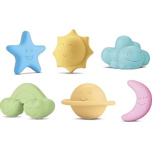 Brinquedo para Bebê Anime Coisinhas do Ceu com 6