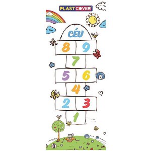 Brinquedo para Bebê Amarelinha ARCO-IRIS 80CMX2M