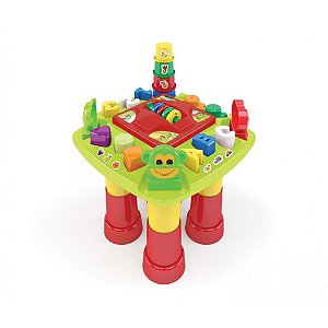 Brinquedo Educativo Mesinha de Atividades 21 Peças