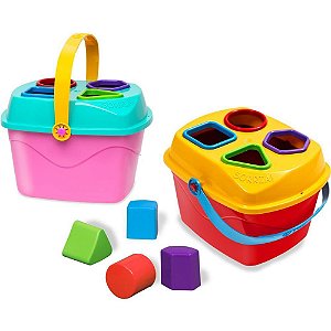 Brinquedo Educativo Maletuxo Didático Formas Geome
