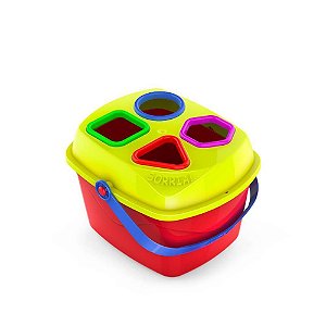 Brinquedo Educativo Maletuxo Didático com Formas Geo