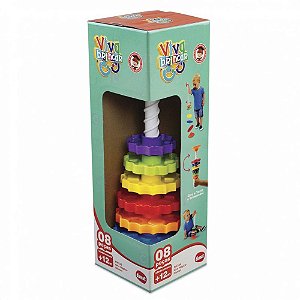 Brinquedo Educativo Giro Mágico 08 Peças