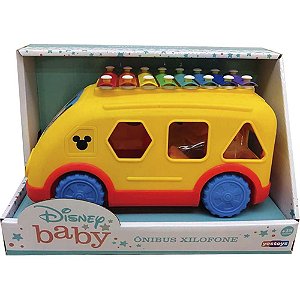Brinquedo Educativo Disney Classics ônibus Xilofone