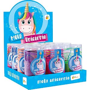 Brinquedo Diverso Mola Mania Unicórnio Sortidos Pacote com 12