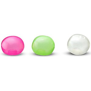 Brinquedo Diverso Grudiballs Bolas Adesivas Neon
