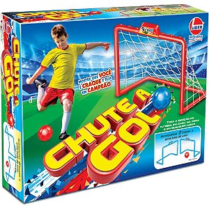 Brinquedo Diverso Chute a GOL - 2 Traves e Bola de Vinil