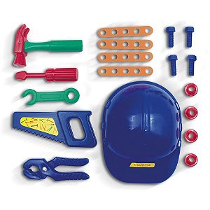 Brincando de Profissões KIT Ferramentas Construtor Junior