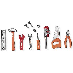 Brincando de Profissões KIT de Ferramentas Grande