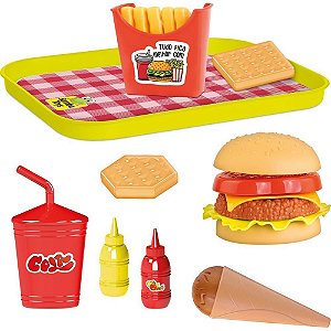 Brincando de Casinha HAPPY Food Bandeja