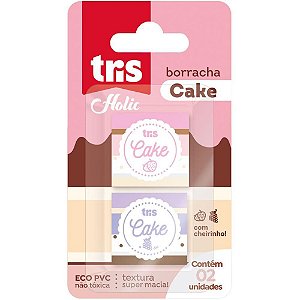 Borracha Decorada TRIS Cake com Cheirinho RSEM RX BLCOM 02