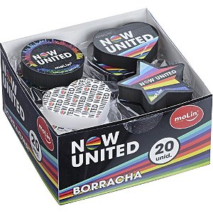 Borracha Decorada NOW United (S) CX com 20